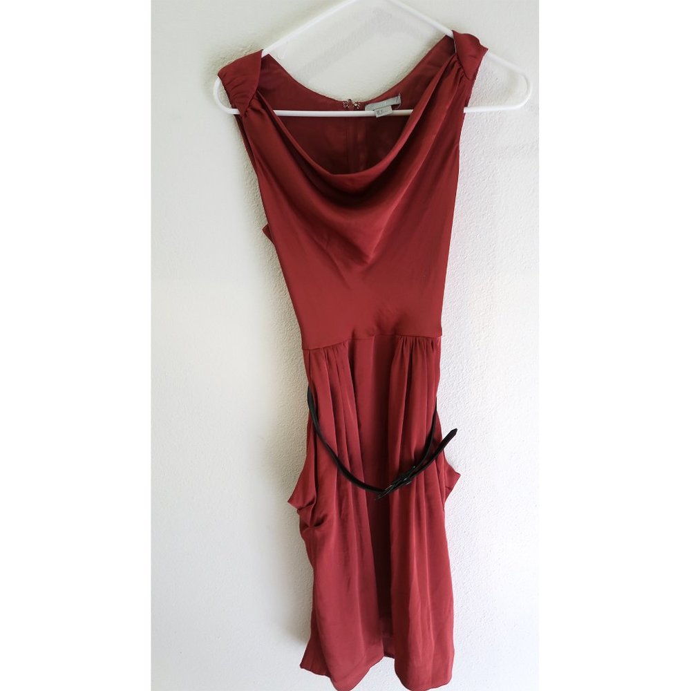 Beautiful Red Belted Dress